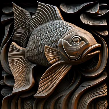 3D model Wakin fish (STL)